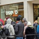 Huge crowds turned out for the launch of Oseyo on The Moor