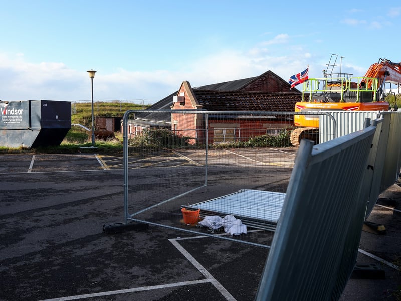 Demolition has begun at Eastney Swimming Pool