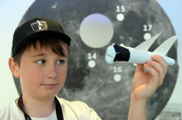 Another scene from the spacecamp, held at the University of Sunderland’s city centre Hope Street X-change.