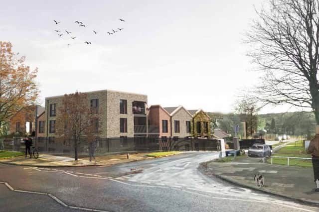 Pictures show how the site of the Three Feathers, Darnall, would look under development plans. Photo: SW Architecture
