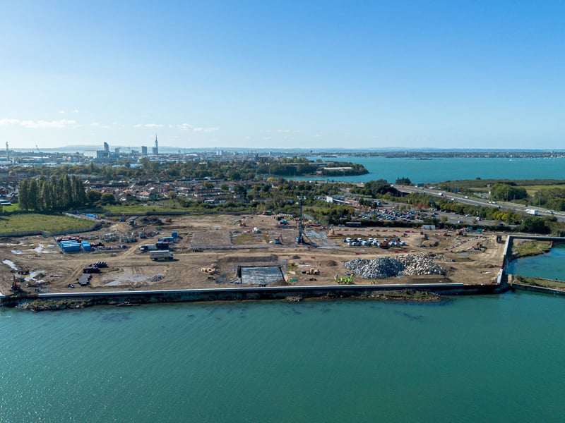 The Victory Quay development is being created on the Tipner West site
Picture: Habibur Rahman