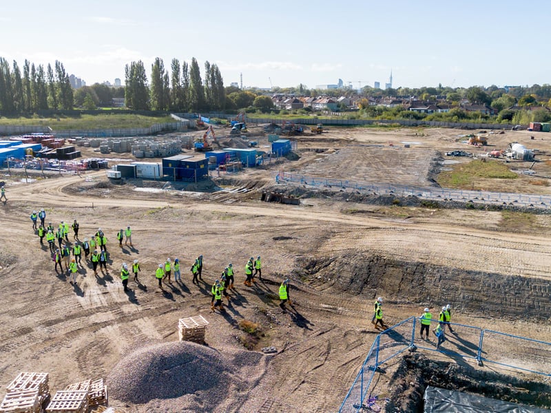 Work is beginning to create Victory Quay on the Tipner West site
Picture: Habibur Rahman