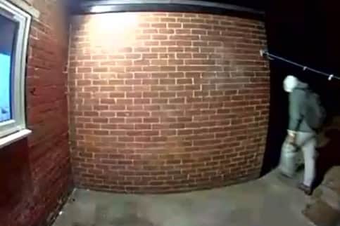 A man caught on CCTV in the early hours of August 1, 2025, snooping behind homes in the Stalker Lees Road area.