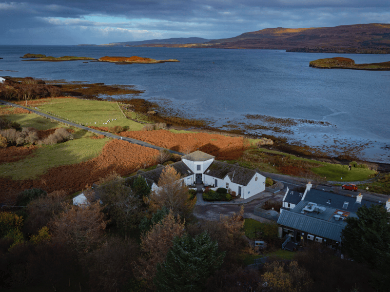 Stroll to Coral Beach, one of the most unique beaches on the Isle of Skye. It only takes a 45-minute walk to reach it along a 3.6km track. Just head along to the north of the island to the small crofting community of Claigan, which is a short drive away from Dunvegan Castle, before meandering along the farm track down to the beach. Along the way, you can gaze out over stunning blue seas, which make it the perfect weekend ramble before a spot of lunch.

Just a few miles along the road from Coral Beach lies The Three Chimneys and the House-Over-By in Colbost. This long-standing restaurant serves the best of the Isle of Skye produce. The restaurant with rooms is set in a classic crofters cottage, renowned for its hyper-local sourcing, bringing Orbost Farm beef, rare-breed Iron Age pork and wild venison to the table. Be sure to warm up with an aperitif in the cosy House-Over-By before dinner time.