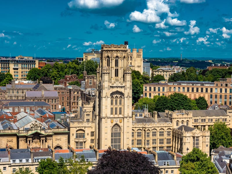 In ninth place is the University of Bristol, which has also moved up from last year’s ranking.