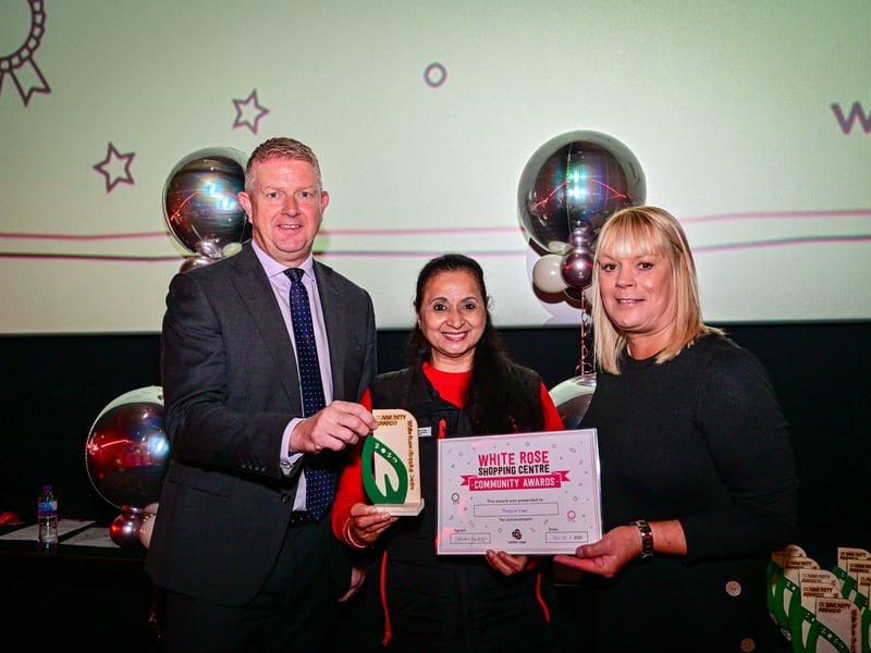 Angela Vyas was celebrated for her tireless fundraising work with Yorkshire Air Ambulance. As West Regional Fundraiser, Angela has organised everything from raffles and tombolas to a table tennis marathon and Wakeylele band performances, helping keep the charity’s helicopters flying 365 days a year. She has also built a dedicated network of volunteers, ensuring a lasting impact across West Yorkshire and here at White Rose