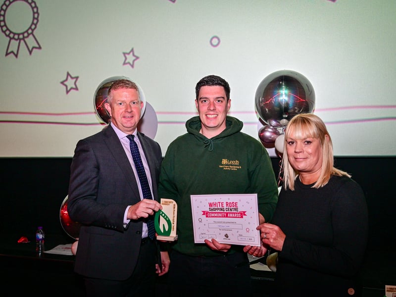 Donna Russell & Matthew Lush, Leeds City Council Fostering Department, recognised for their commitment to supporting care-experienced young people, tailoring inclusive opportunities, and providing vital support for fostering families