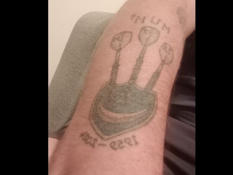Steven Maidment's tribute to his mother