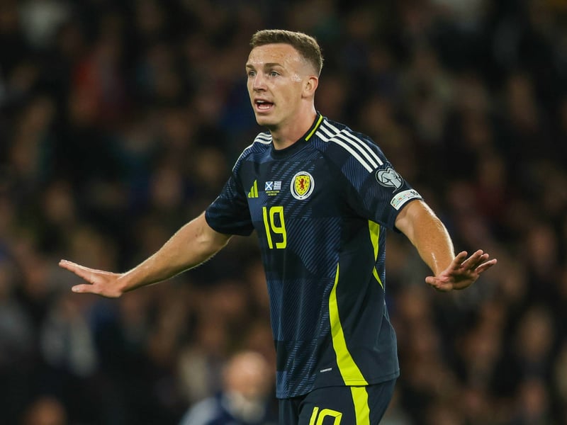 Threatening header back across goal from an early set-piece came to nothing. Penalised for a soft foul on Pavlidis just before half-time. Won the free-kick that he scored from to make it 2-1 for his first Scotland goal. Looks to have finally nailed down his spot in the team.