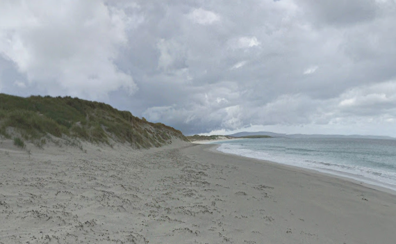 West Beach is a beach on the Isle of Barra in the Outer Hebrides. It has received 73 reviews and an average of five stars.