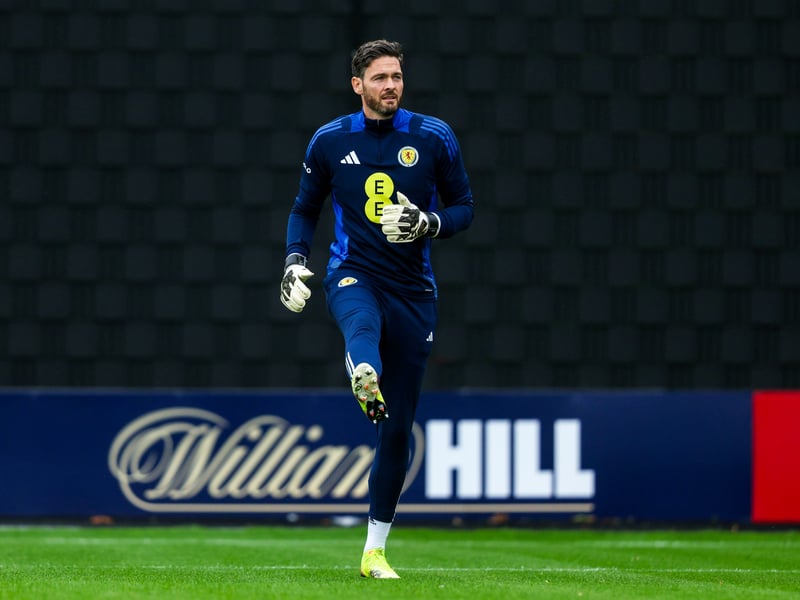 The goalkeeper has not played a competitive club game since May but was recalled to the Scotland squad. He was an unused substitute in World Cup qualifying wins over Greece and Denmark.