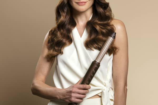 The Bellissima Prodigy is a versatile hair styler for sleek, curly, or wavy looks without damage