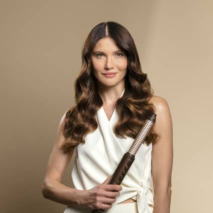 The Bellissima Prodigy is a versatile hair styler for sleek, curly, or wavy looks without damage