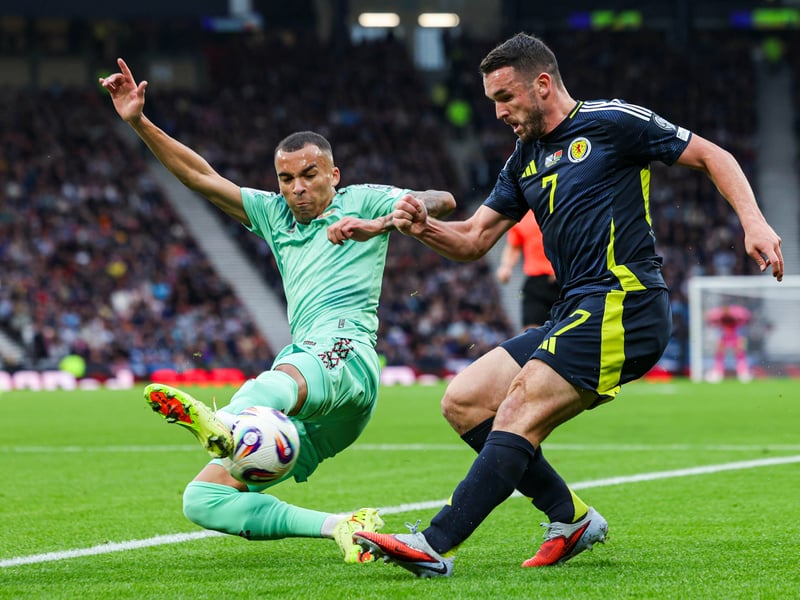 One of Scotland's more accomplished midfielders, he was asked once again to play out wide. A lot of what he tried never came off, but he never stopped working. Had a right-footed strike well saved by Belarus keeper Lapoukhov. Moves on to 81 caps for his country. 6