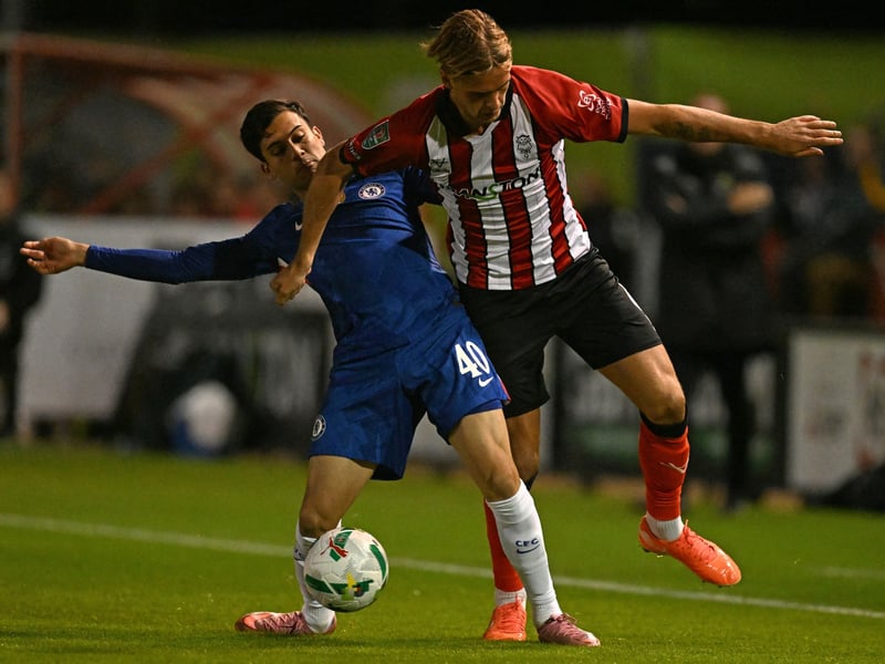 Many heavy Pompey hearts at seeing Ryley Towler leave permanently for Lincoln, but now getting the minutes which were in short supply at Fratton Park - 13 games and 11 starts so far for the Imps.