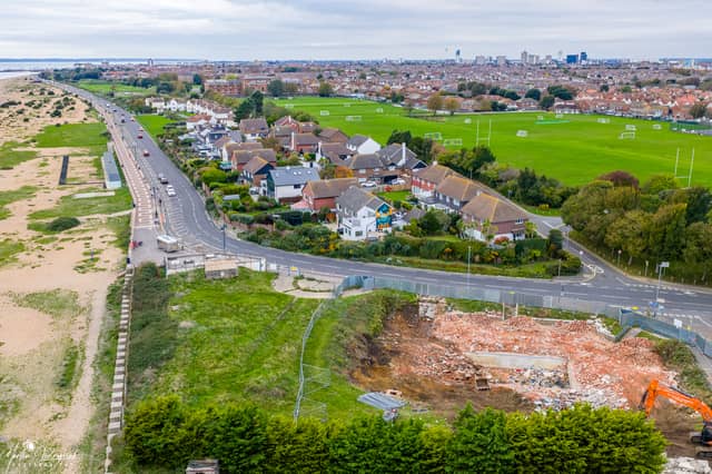 The demolition of the former Eastney Pool site is almost complete with all of the structures now gone