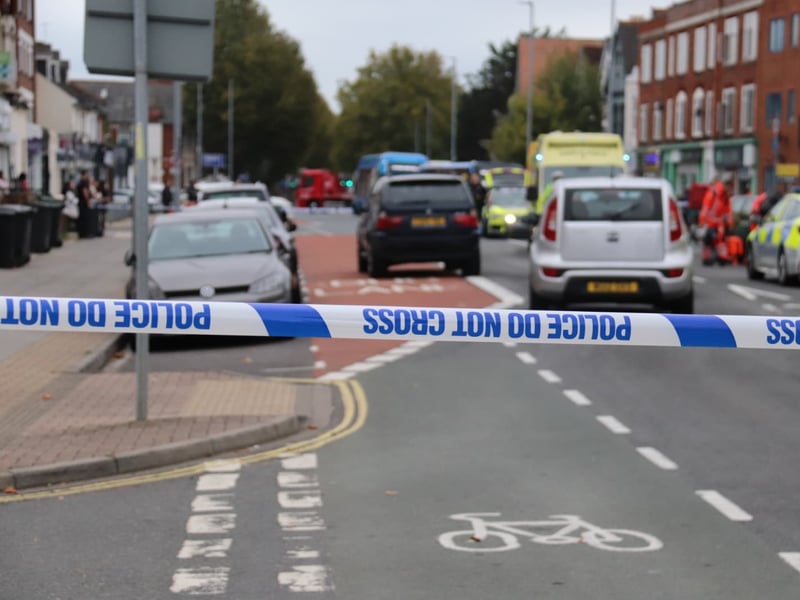 Police have cordoned off part of London Road, Hilsea, following a serious collision. 

Picture: Habibur Rahman