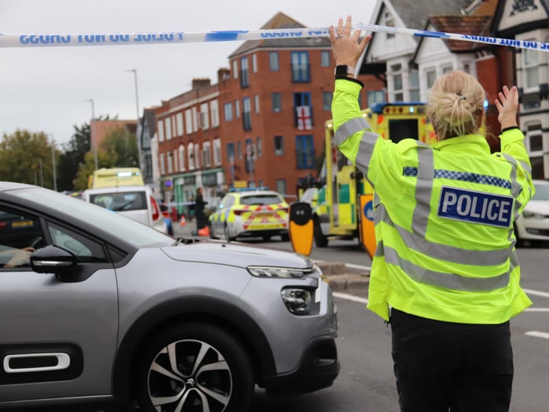 Police have cordoned off part of London Road, Hilsea, following a serious collision. 

Picture: Habibur Rahman