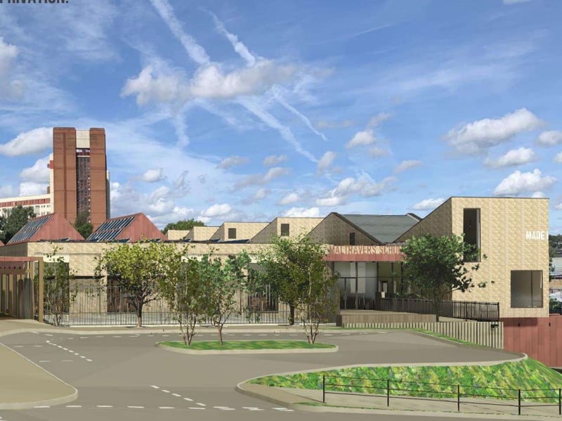 New school near iconic Sheffield flats could be 'built into hillside'