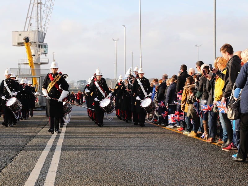 Deployed as part of the Royal Navy's Joint Expeditionary Force (Maritime) Task Group, HMS Bulwark left Plymouth in September in company with HMS Ocean. The task group was commanded by Commodore Andy Burns, Commander of the UK's Amphibious Task Group.
