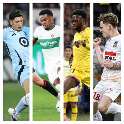 From left to right: Nectar Triantis, Grady Diangana, Abu Kamara and Griffin Yow were all linked with Pompey this summer.