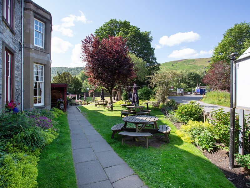 The Bothy Bar also offers an attractive beer garden with lovely views of the nearby hills, the perfect spot for a sunny afternoon pint