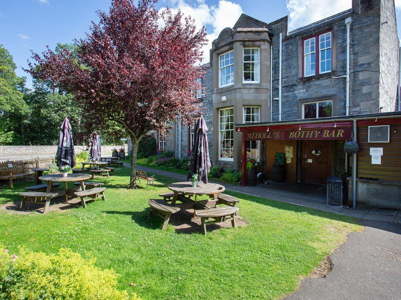 The Bothy Bar offers food and drinks in a cosy and informal atmosphere, and is a popular spot for visitors and locals alike