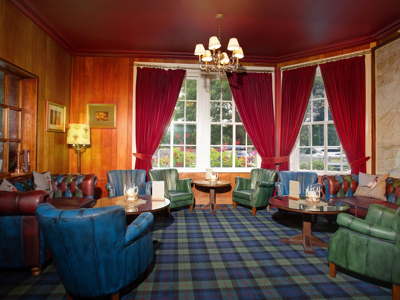 The cosy Atholl suite and lounge Bar has a capacity for 50 guests