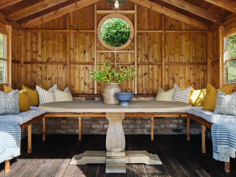 Boathouse interior