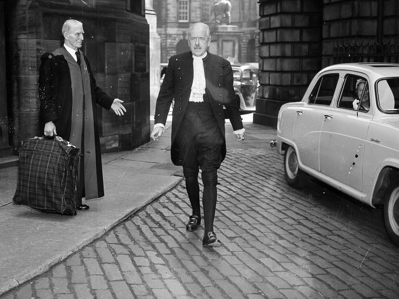 Dr George McLeod, moderator of the Church of Scotland, in 1957.