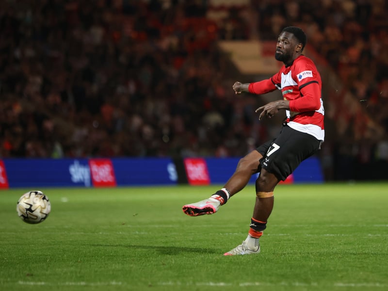 Salford City signed the winger after his explosive loan spell at Doncaster Rovers. He enjoyed a productive season with the Ammies, but departed after just one season. 