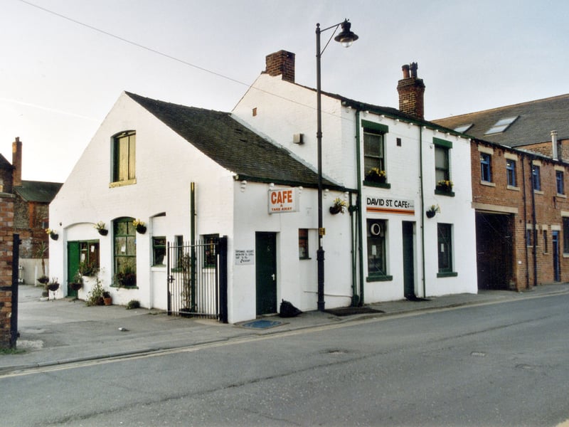 David Street cafe pictured in November 1999.