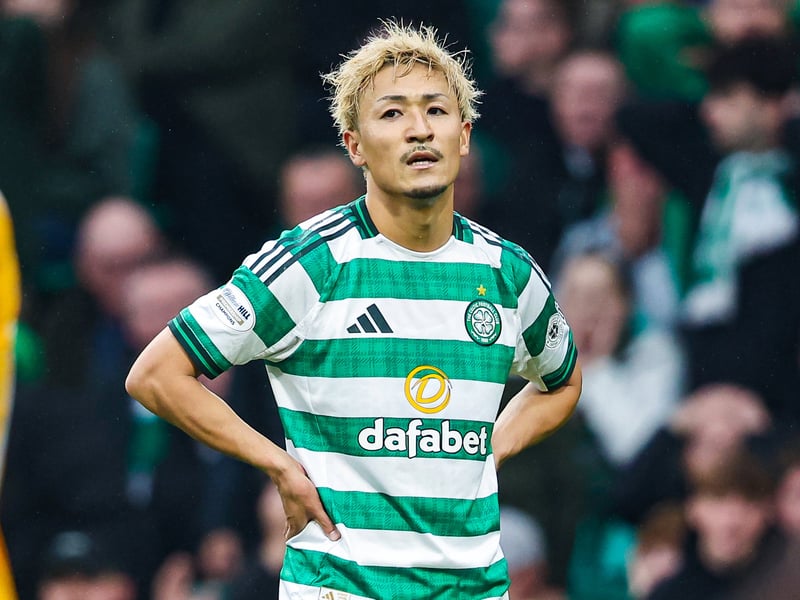 Ruled out of Celtic's trip to Dundee with a hamstring injury, the Japanese striker's participation remains uncertain for this week's Europa League clash.