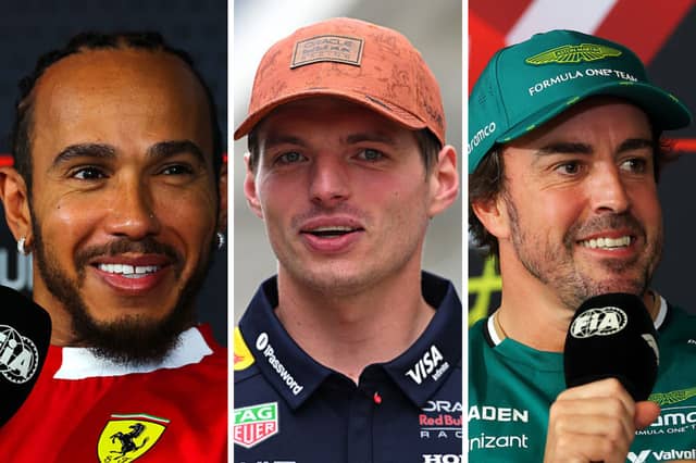 Three of F1's highest-earning stars.