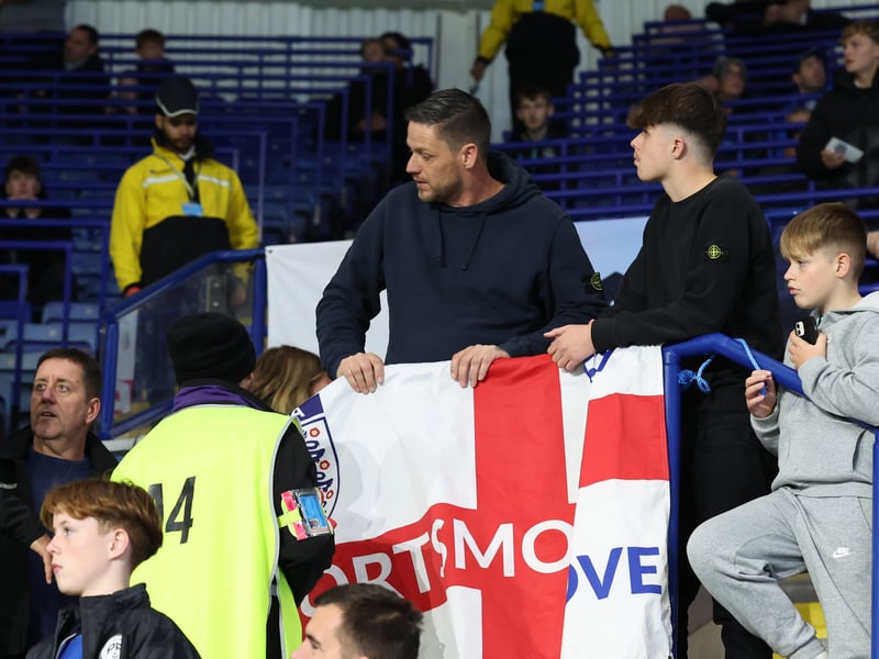 Marking their territory in the away end