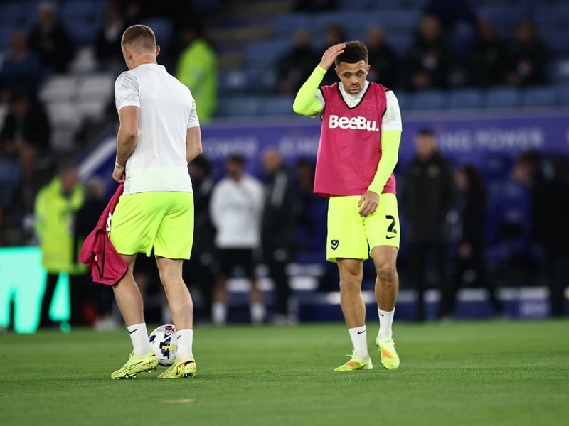 (Replaced by Terry Devlin on 81 minutes) Had a lot to deal with on the right up against Jeremy Mongo but coped well. Tried to use his pace to cause the Leicester defence issues going forward, but his crosses did let him down and could’ve done more to challenge Jakub Stolarczyk.