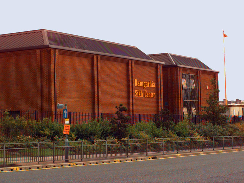 The Sikh Centre pictured in September 1995.