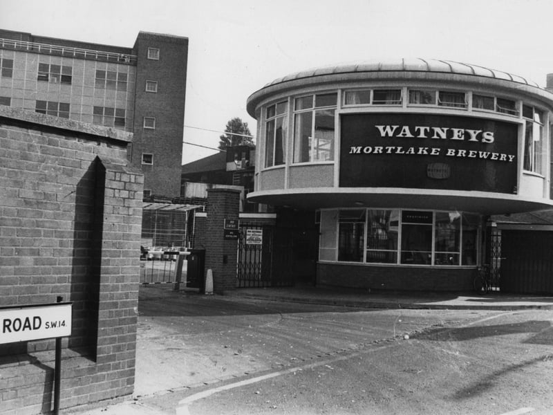 Watneys Mortlake Brewery in London is pictured here in around 1975. Watneys was famous for its Red Barrel bitter, also known as Watney's Red, which sold in huge quantities during the 60s and 70s. Watneys closed in 1979 and the Mortlake brewery was taken over by Budweiser, before eventually closing in 2015.