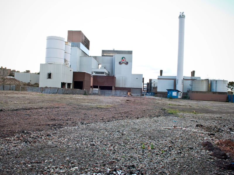 The old McEwan's Brewery, at Fountainbridge, Edinburgh