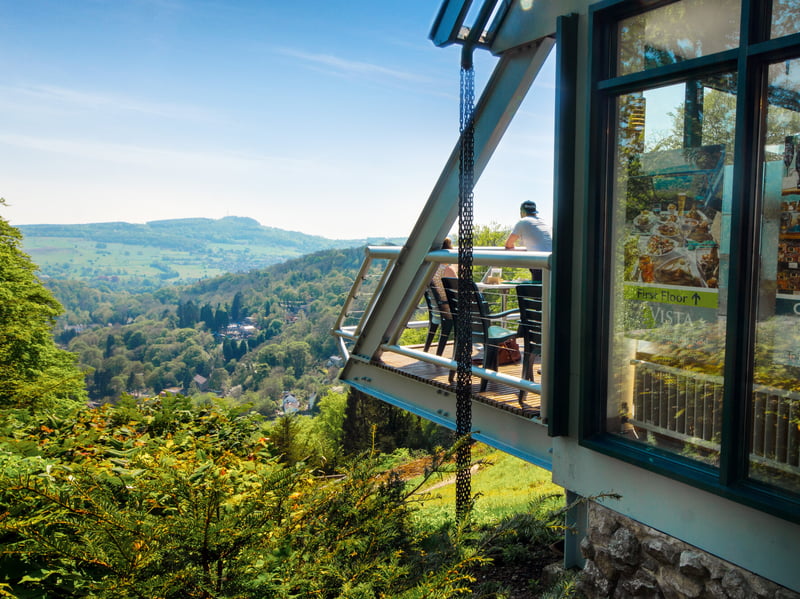 Matlock Bath is a pretty Victorian spa town, often overlooked by nearby Buxton. It more than stands up to the Buxton giant with its quintessential English seaside town charm which delights thousands of visitors each year.