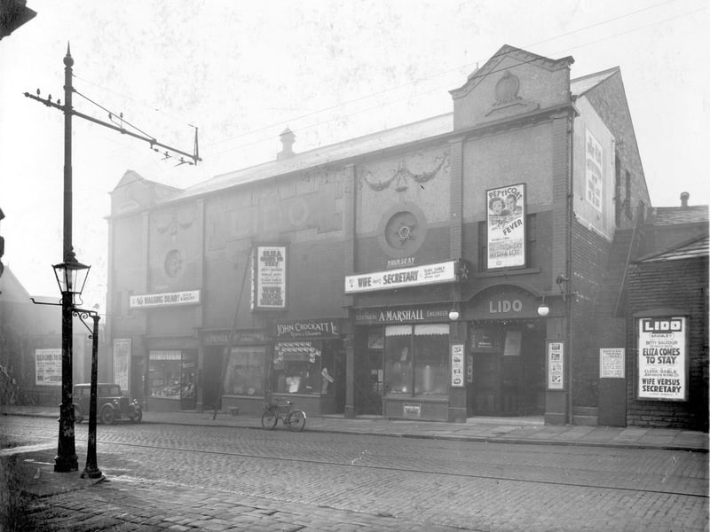 Lido Cinema, formerly Bramley Picture Palace. It opened in 1912 and closed in 1961. The last film was 'The Nudist Story' with B Martin. It is now demolished.