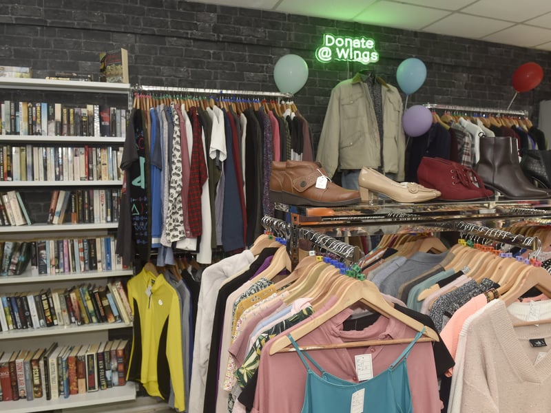 The store sells a range of products from ladies and menswear to DVDs, books and games.