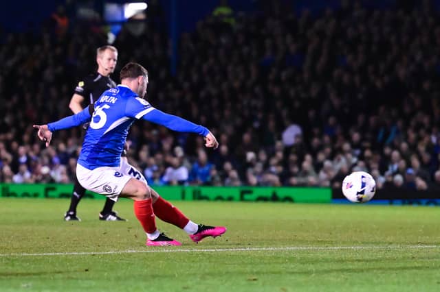 Conor Chaplin was Jordan Cross' Pompey man of the match against Coventry
