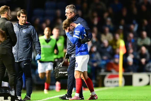 The latest injury situations involving Pompey's eight injured players