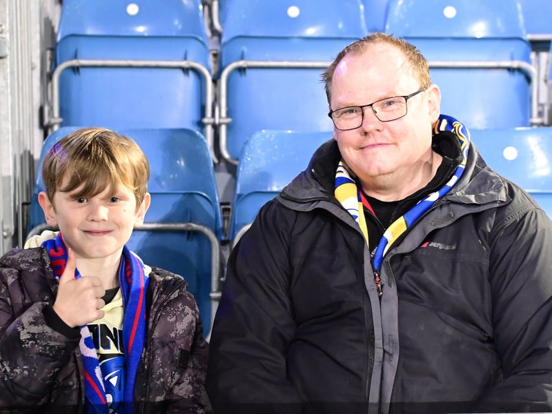 This Fratton Park visit gets the thumbs up from this young fan!