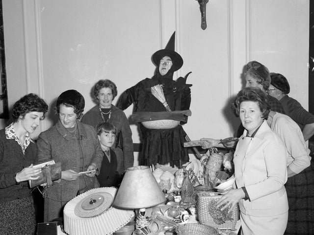 A Halloween Fair at Abbotsford Lodge Hall in 1964.