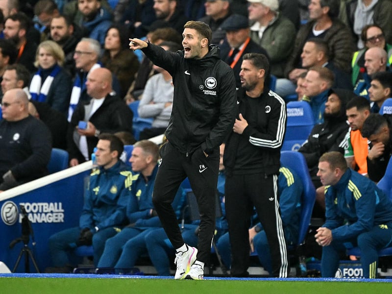 Brighton boss Fabian Hurzeler takes his team to Old Trafford this Saturday
