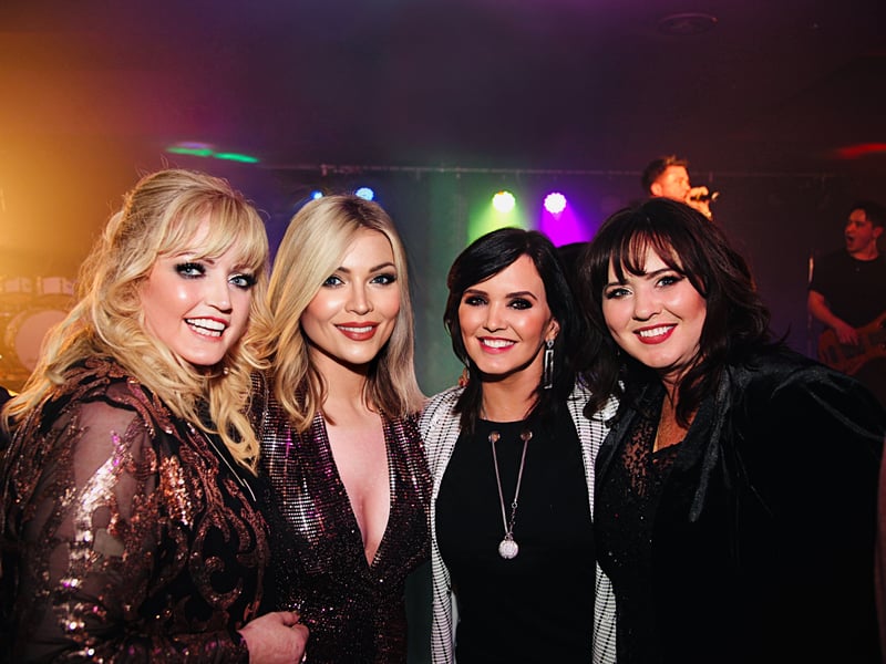 Leigh Travis Ward: "Met the lovely Bernie Nolan and Maureen Nolan plus Bev off Brookside and Michelle Gayle . We had a party back at our then hotel The Hotel Belvedere on the prom . This was after going to Flamingoes and dancing with the Nolan sisters to their hit ‘I’m in the mood ‘ lol so surreal"