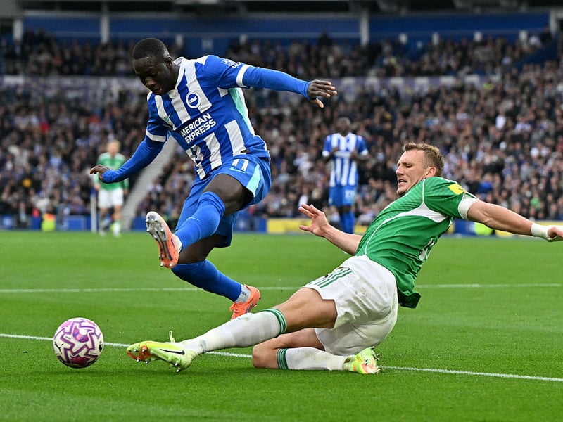 Brighton's most dangerous attacking player this season and likely to be a handful for United's defence