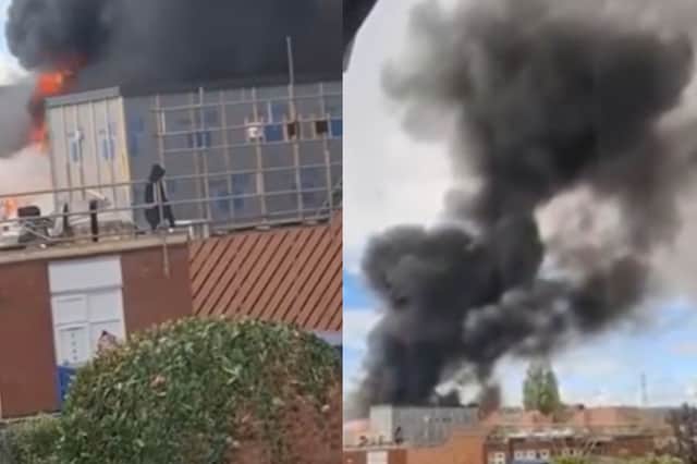South Yorkshire Fire and Rescue Service said: “Firefighters are ...